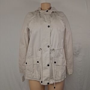 Joujou Stylish Cream Utility Jacket for Women size M